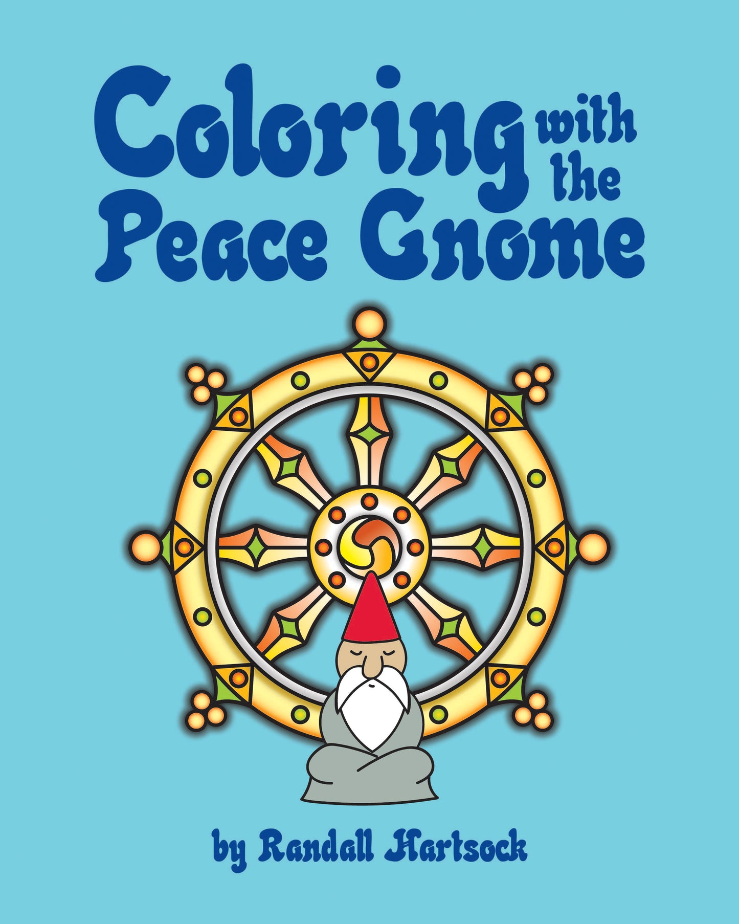 Coloring with the Peace Gnome