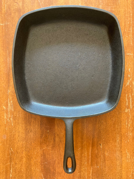Square Birmingham Stove and Range 10" Skillet
